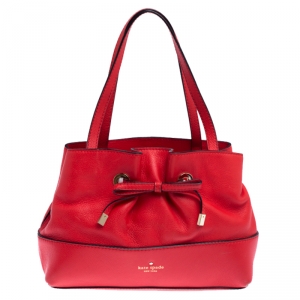 Kate Spade Red Leather Shoulder Bag