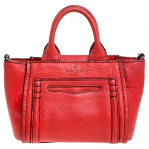 Pre Owned Kate Spade Red Leather Shoulder Bag