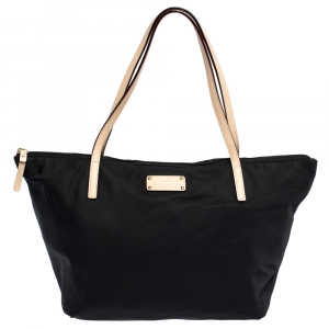 Pre Owned Kate Spade Black Nylon Kennedy Park Sophie Tote