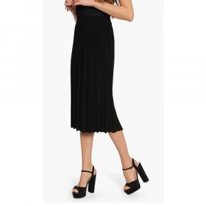 Pre Owned Kenzo Black Viscose Blend Skirt S