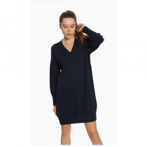Kenzo Blue Logo Sweatshirt Dress M