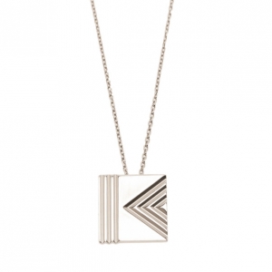 Kenzo Sterling Silver Pendant Necklace