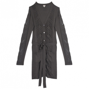 Pre Owned Kenzo Button Down Knit Cardigan L