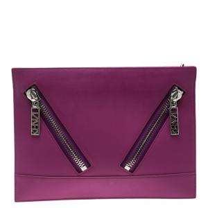 مملوكة مسبقًا Kenzo Fuschia Leather Kalifornia Clutch