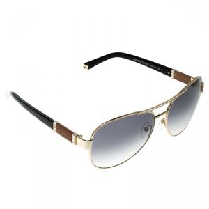 Korloff Gold/Black Gradient KOR2032 Aviator Sunglasses