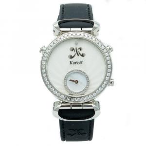 Korloff Cassiopee Reversible Diamond Dial & Bezel Steel Women's Watch 32 MM