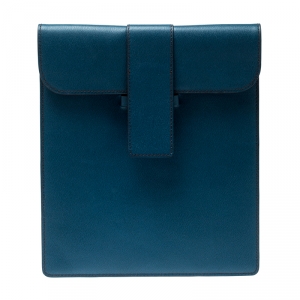 Lancel Blue Leather iPad Case