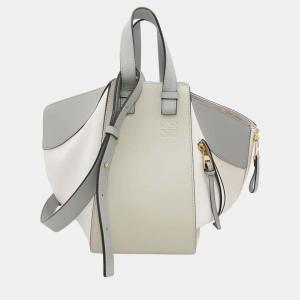 Loewe Hammock Green/Ivory Leather Size Small