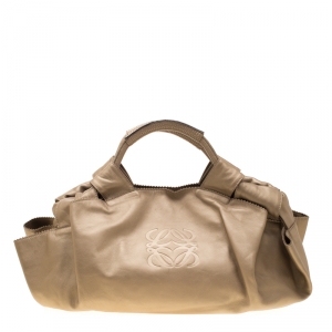 Loewe Beige Nappa Leather Aire Hobo