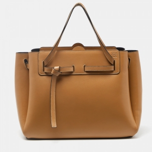 Loewe Beige Leather Lazo Tote