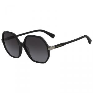 Longchamp Black LO613S Oversized Square Sunglasses