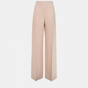 Pre Owned Loro Piana Silk Wide Leg Pants 40