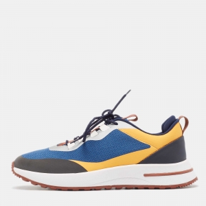 Pre Owned Loro Piana Multicolor Knit Fabric Week End Walk Sneakers Size 40