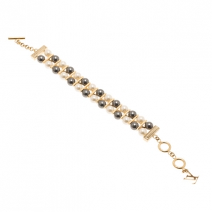 Pre Owned Louis Vuitton Pearl Bracelet 24CM