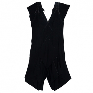 Louis Vuitton Ruffle Patch Dress M