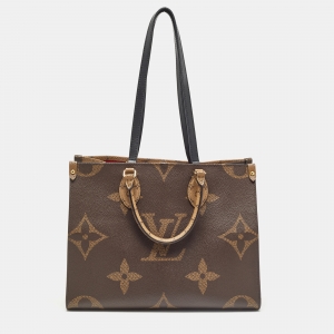 Pre Owned Louis Vuitton Reverse Monogram Giant Canvas Onthego MM Bag