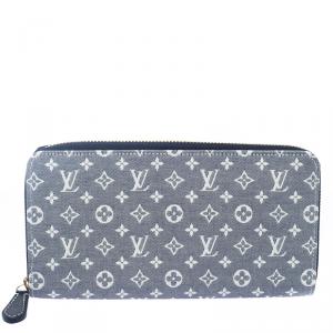 Louis Vuitton Encre Mini Lin Zippy Wallet