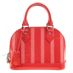 مملوكة مسبقًا Louis Vuitton Poppy Rayures Monogram Vernis Alma BB Bag