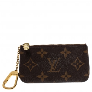 Pre Owned Louis Vuitton Monogram Key Pouch