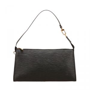 Pre Owned Louis Vuitton Noir Epi Pochette Accessoires