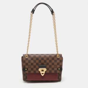 Pre Owned Louis Vuitton Damier Ebene Canvas Vavin PM Bag