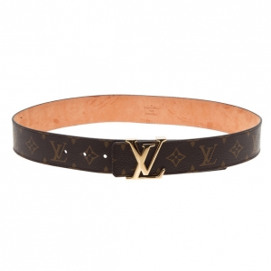 مملوكة مسبقًا حزام لوي فيتون بنقش مونجرامي 80 سم