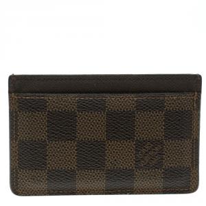 Louis Vuitton Damier Ebene Canvas Card Holder