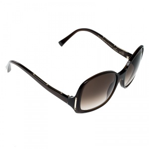 مملوكة مسبقًا نظارة شمسية لوي فيتون جينا Z0502W بني/براق متدرجة