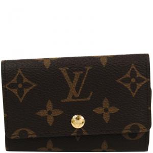 Pre Owned Louis Vuitton Monogram Canvas 6 Key Holder