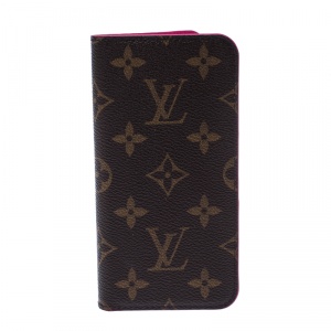 Pre Owned Louis Vuitton Monogram Canvas iPhone X Folio Case