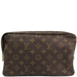 Pre Owned Louis Vuitton Monogram Canvas Trousse Toilette 28 Cosmetic Case
