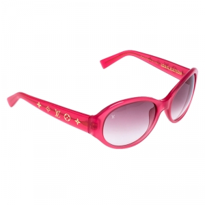 مملوكة مسبقًا Louis Vuitton Pink/ Pink Gradient Z0236W Oval Sunglasses