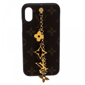 Pre Owned Louis Vuitton Monogram Canvas Charms iPhone X/Xs Case