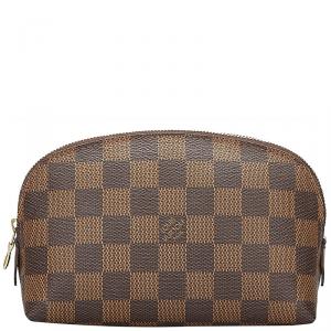 Pre Owned Louis Vuitton Damier Ebene Canvas Cosmetic Pouch
