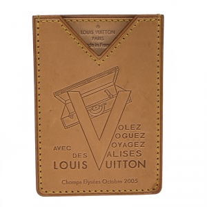 Louis Vuitton Tan Leather X Beverly Hills Card Case