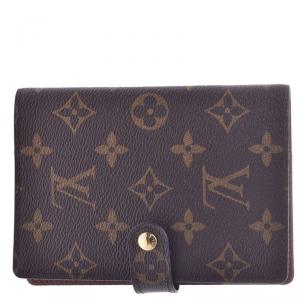 Pre Owned Louis Vuitton Monogram Canvas Small Ring Agenda PM Cover