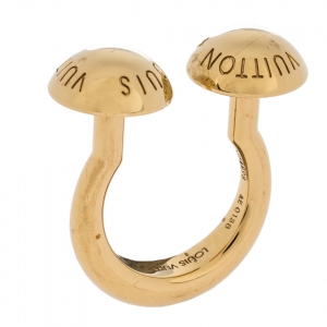 Louis Vuitton Studdy Three Tone Interchangeable Stud Cocktail Ring S