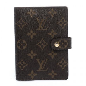Pre Owned Louis Vuitton Monogram Canvas Small Ring Agenda Cover