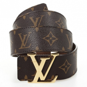 Pre Owned Louis Vuitton Monogram Initials Belt