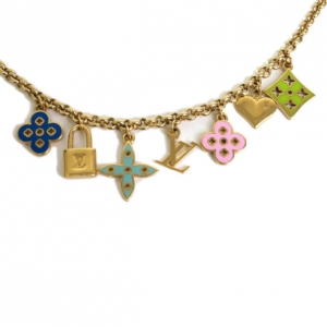 Pre Owned Louis Vuitton Monogram Multicolor Necklace
