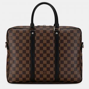 Louis Vuitton Damier Ebene Porte Documents Voyage PM