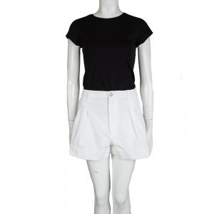 Louis Vuitton White Denim Shorts L
