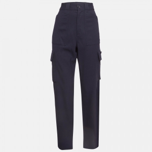 Louis Vuitton Blue Wool Cargo Pants M