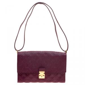 Pre Owned Louis Vuitton Aurore Monogram Empreinte Leather Fascinante Shoulder Bag