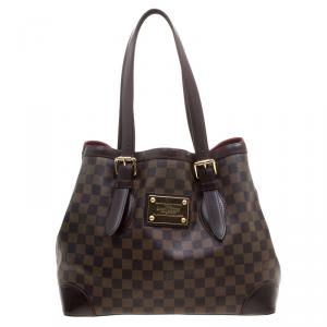 مملوكة مسبقًا Louis Vuitton Damier Ebene Canvas Hampstead MM Bag
