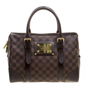 Pre Owned Louis Vuitton Damier Ebene Canvas Berkeley Bag