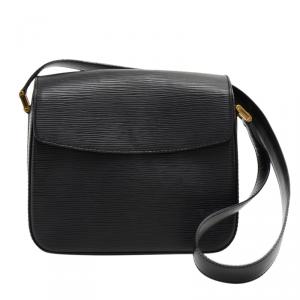 مملوكة مسبقًا حقيبة لوي فيتون بيوشي جلد أيبي سوداء