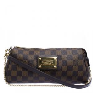Pre Owned حقيبة صغيرة لوي فيتون ايفا كانفاس دامييه أيبين