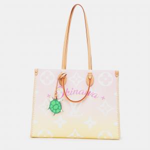 Louis Vuitton Pink/Yellow Monogram Giant By The Pool Okinawa OnTheGo GM