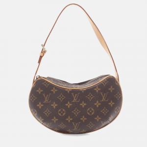 Louis Vuitton Brown Monogram Croissant PM
